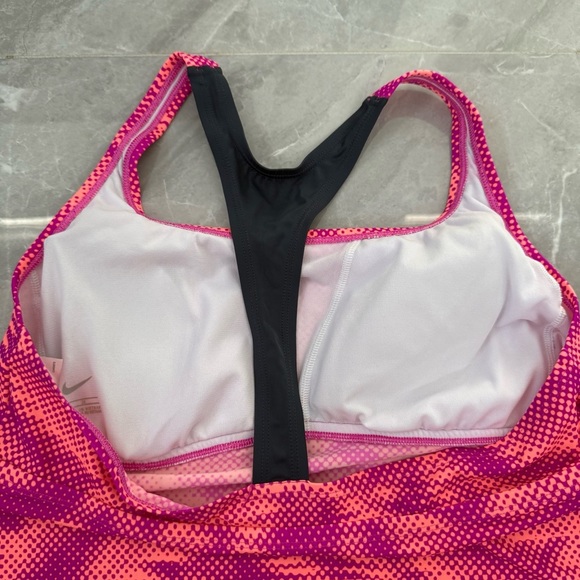 Women’s Nike Patterned Racerback Workout Athletic Padded Tank Top Plus Size 1X - Picture 10 of 14